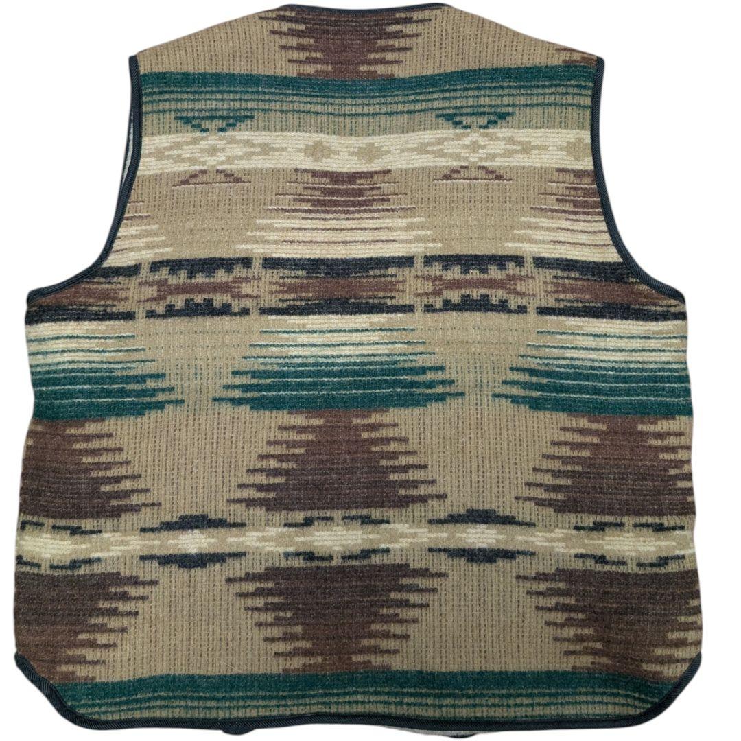 WOOLRICH ボア ベスト ネイティブ柄 マルチカラー ウールリッチ L