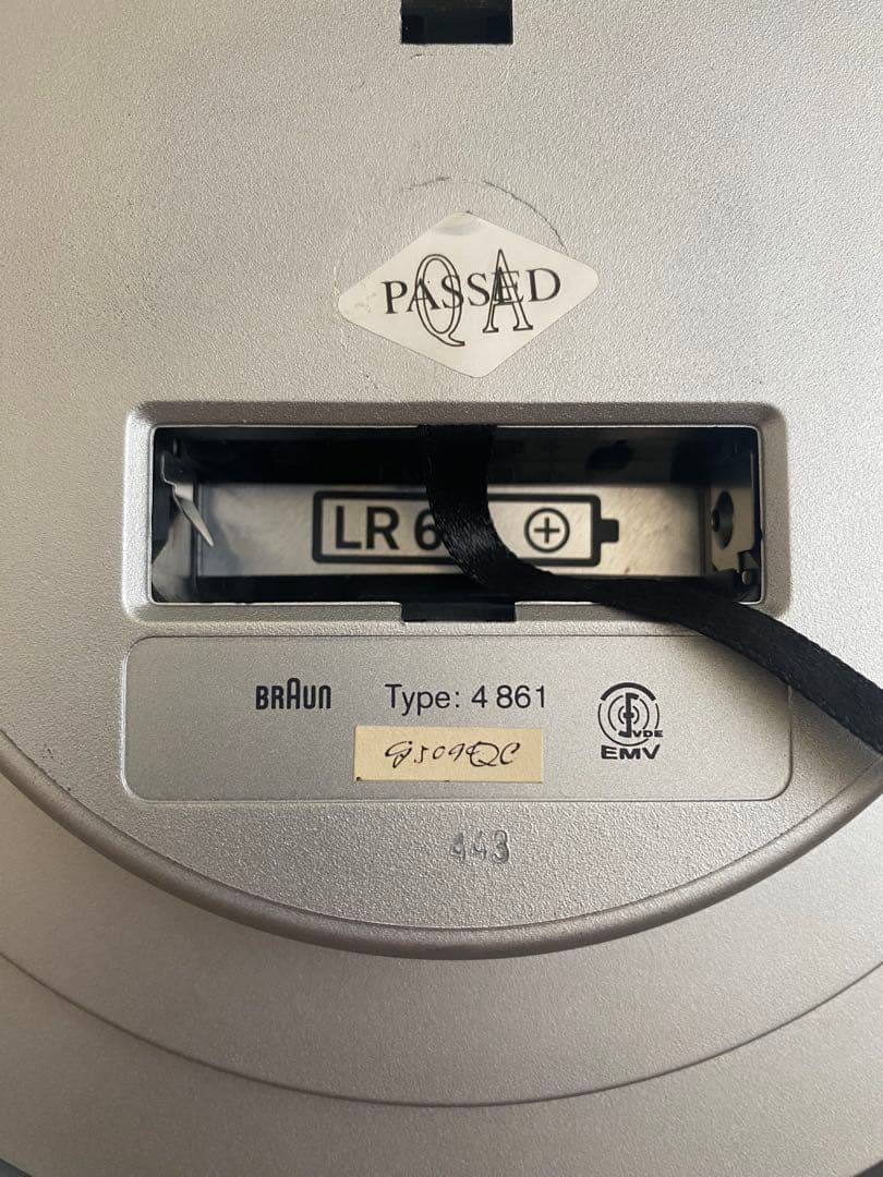 ヴィンテージBRAUN 時計　dieter rams ディーターラムス