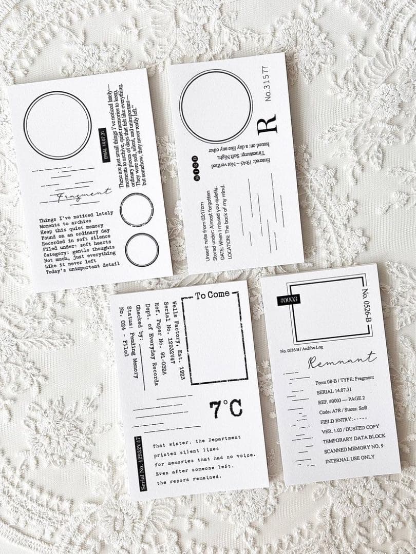 コラージュ素材　紙もの　素材紙　【2548】