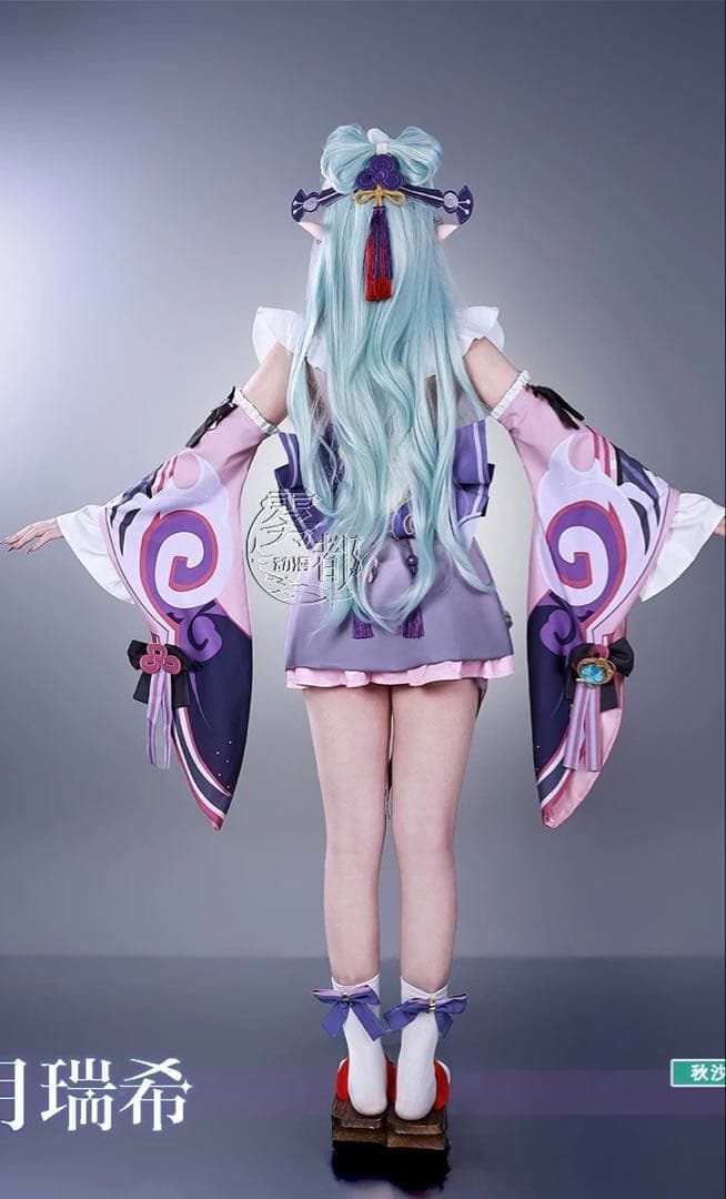 原神 夢見月瑞希 コスプレ衣装 XS 靴・うちわ付き
