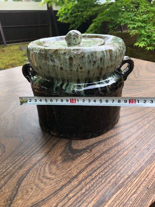 田中佐次郎　朝鮮唐津　水指　茶道具② k