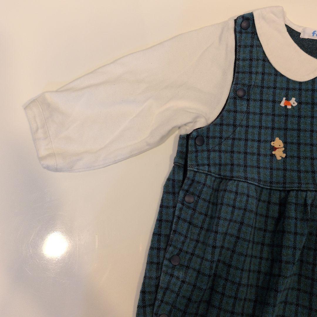 familiar 長袖ロンパース 70　美品✨️