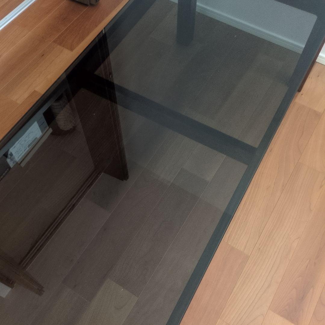 桜屋工業CHERRY LT-66-Wガラス天板　ローテーブル 定価46000円