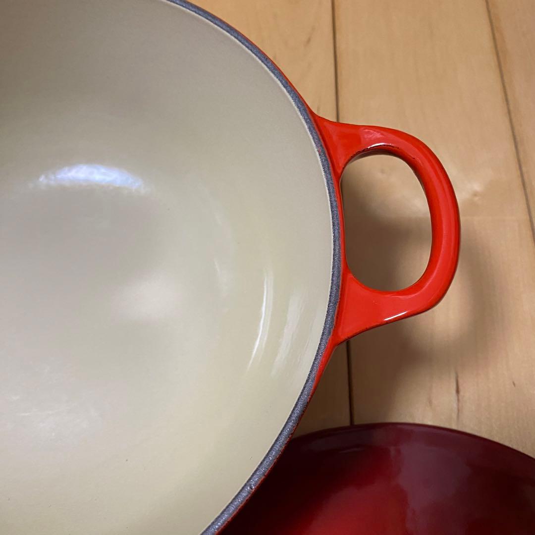 LE CREUSET チェリーレッド マルミット22cm 未使用