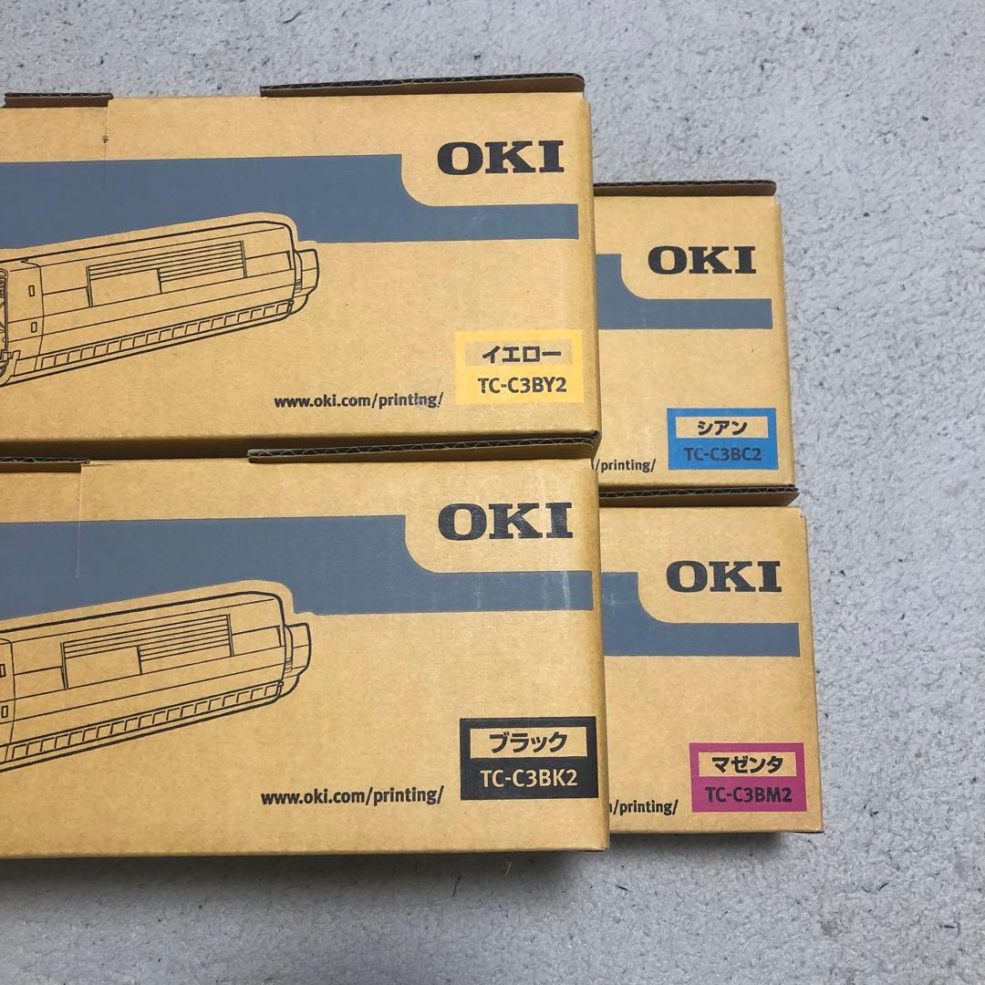 OKI 純正トナーカートリッジ （大）４色セット TC-C3B.