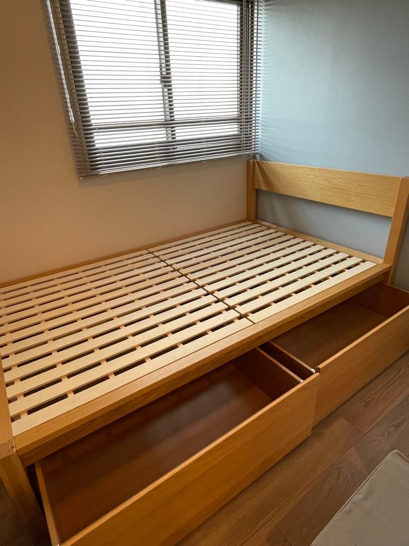 無印良品　セミダブルベット　木製ベッドフレーム 4/10まで！