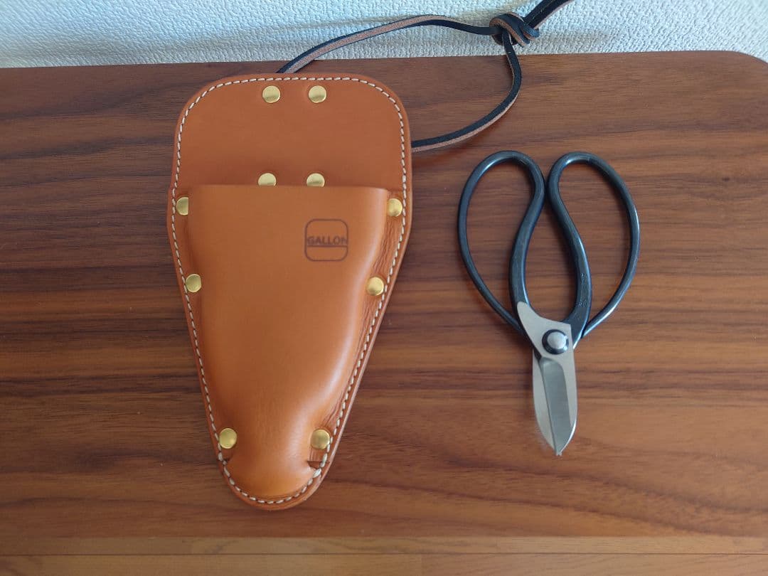 花鋏　剪定鋏　古流　東京　国治　國治　レザーケース付き　華道