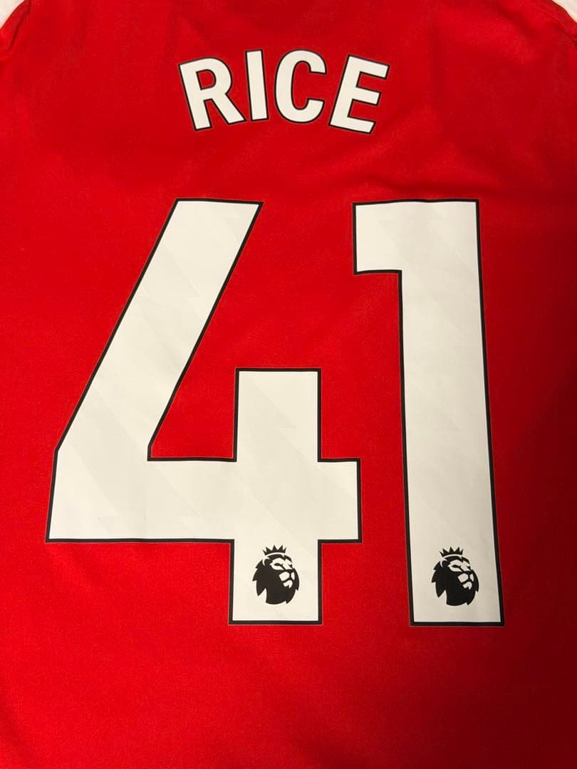 #41 デクラン・ライス　アーセナル 24/25 ホームユニフォーム