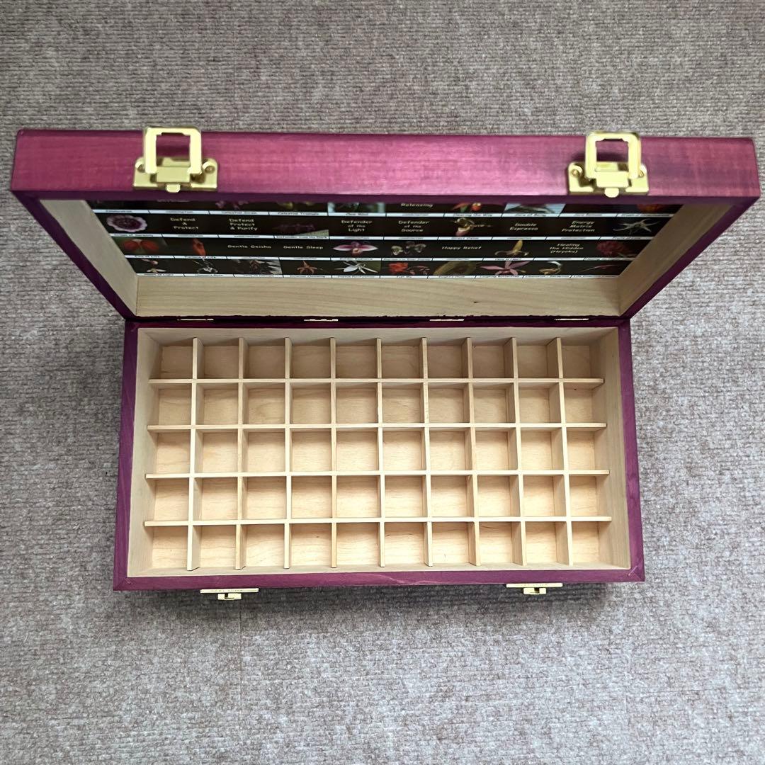 リビングトゥリー　フラワーエッセンス　木製ボックス(50本用)