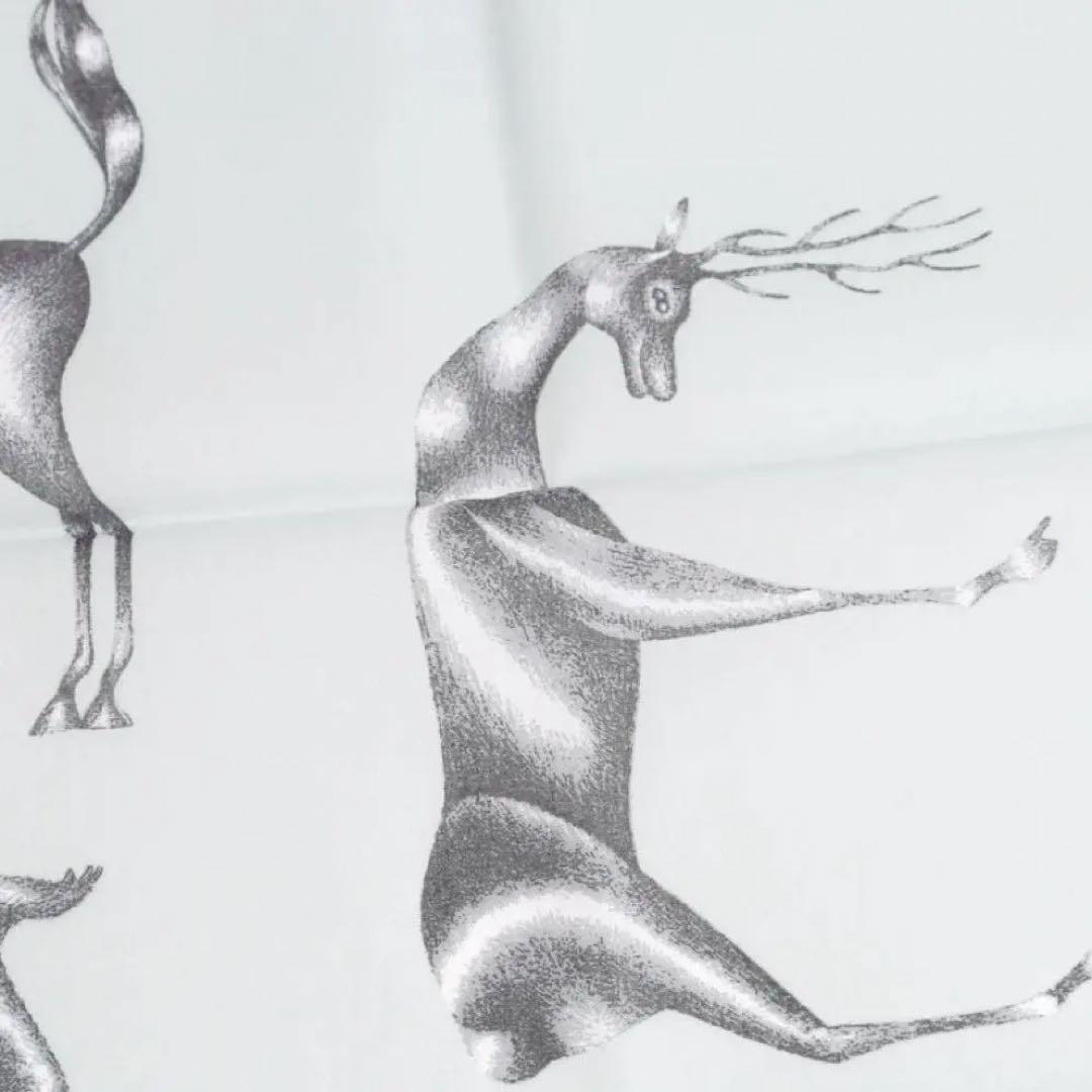 【いまだけ限定価格‼︎】エルメス スカーフ カレ45 動物モチーフ COTTON