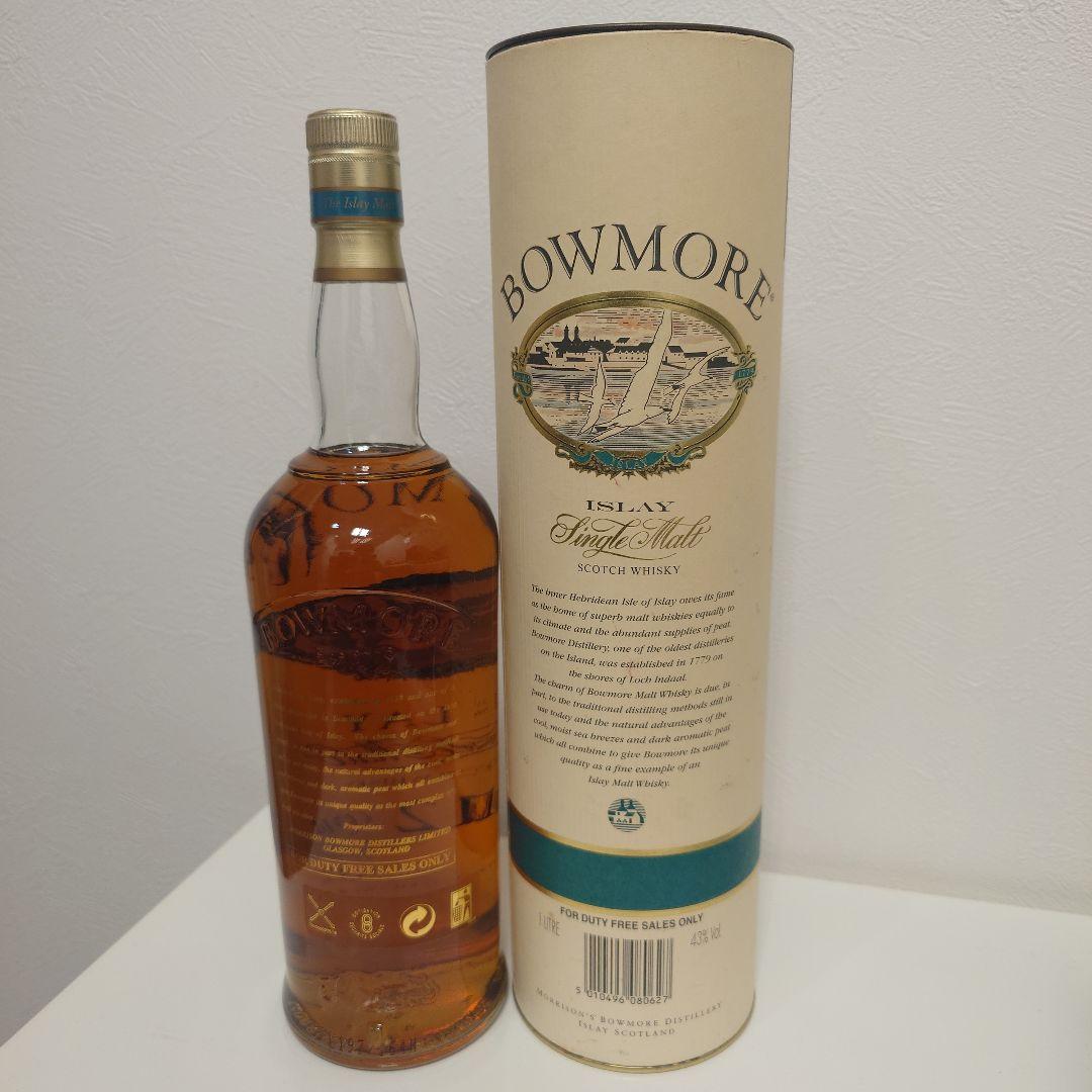未開栓 BOWMORE ボウモア 12年 カモメラベル 1000ml ウィスキー
