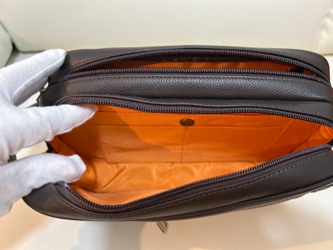 カステルバジャック セカンドバッグ（ブラウン）