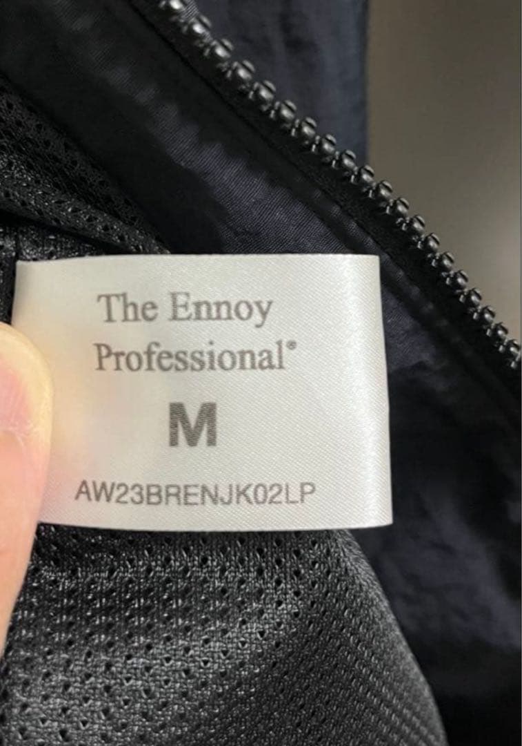 ENNOY NYLON TRACK SUIT jacket 黒sizeM