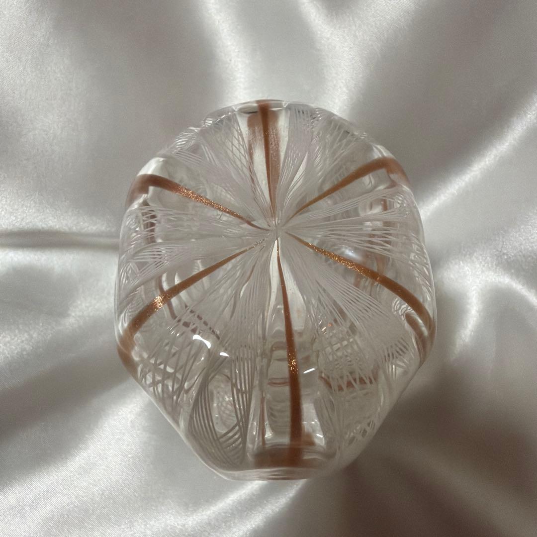 マ*ア様 ベネチアンガラス ムラーノガラス バラリン工房 八角形 香水瓶