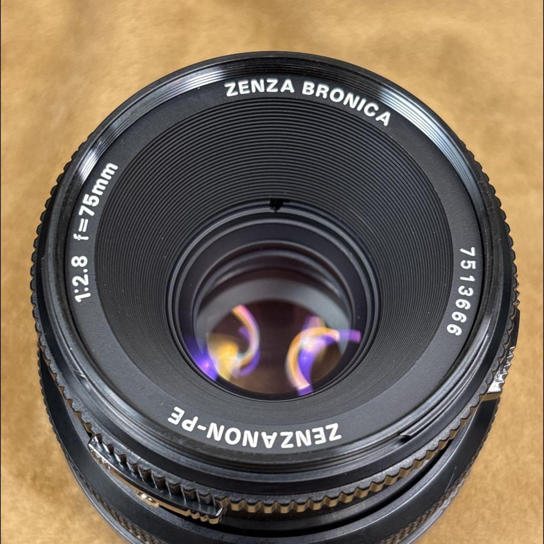 パ*ダ様 ジャンク品BRONICA ETR Si +PE 75mm +220フィ