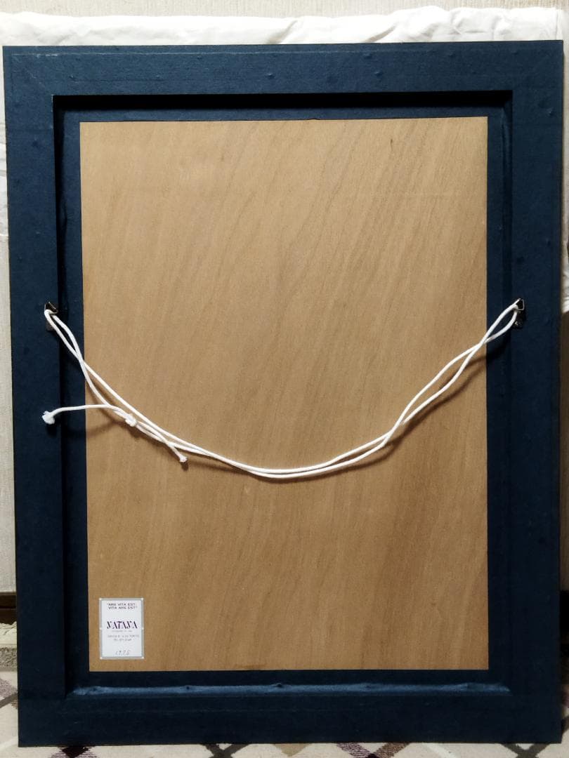 古沢岩美　裸婦　額装　婦人像