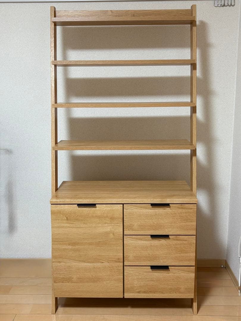 ニトリ　サイドボードラック(エトナ80SB LBR)