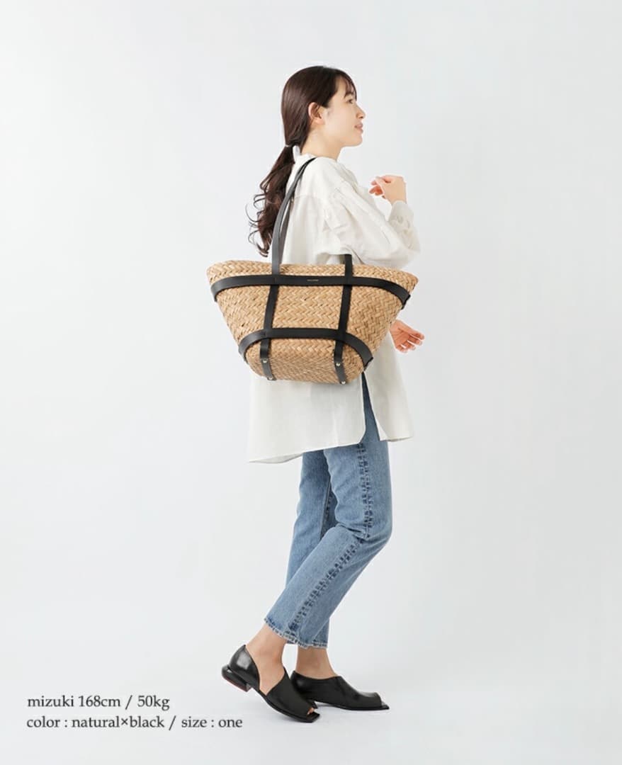 【新品✨】完売品　VIOLAd'ORO ヴィオラドーロ　トートバッグ　カゴバッグ