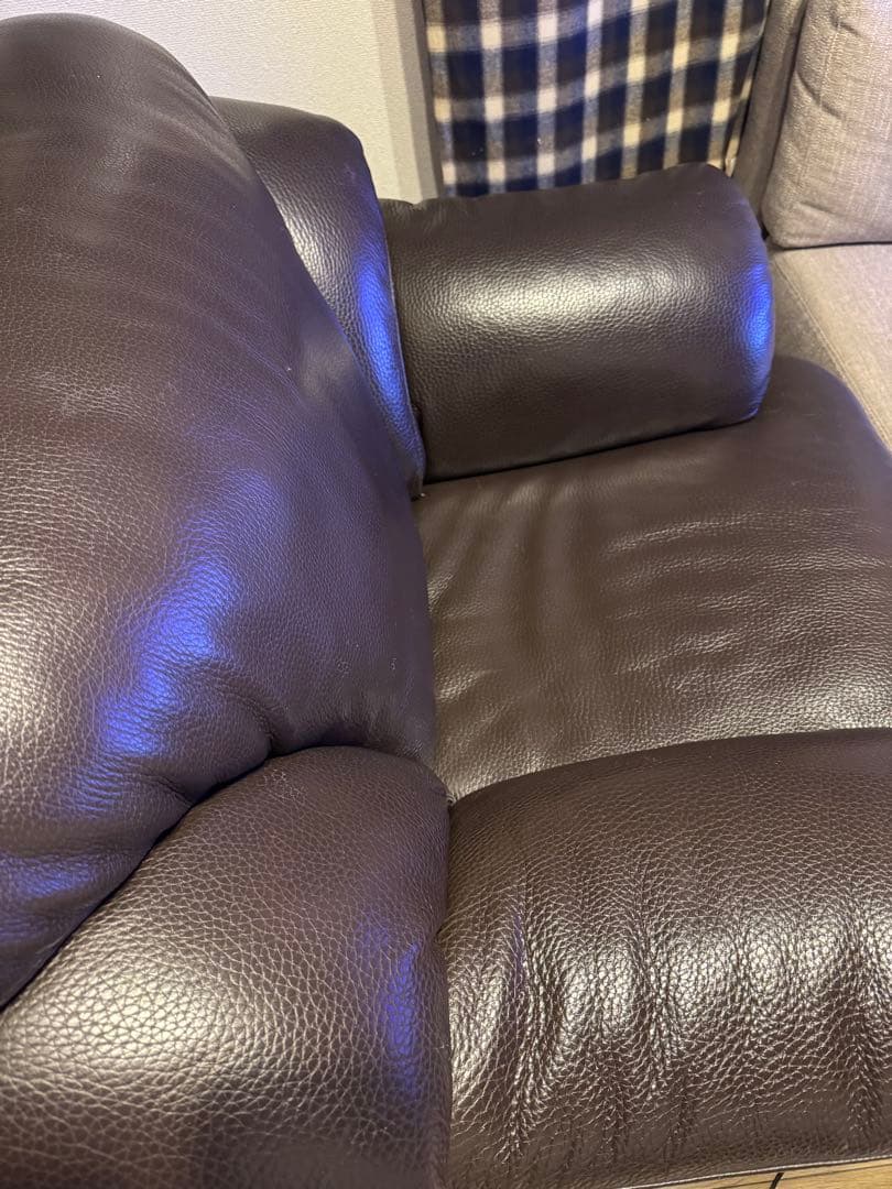 総本革　IDC 大塚家具 HTL 　ソファ