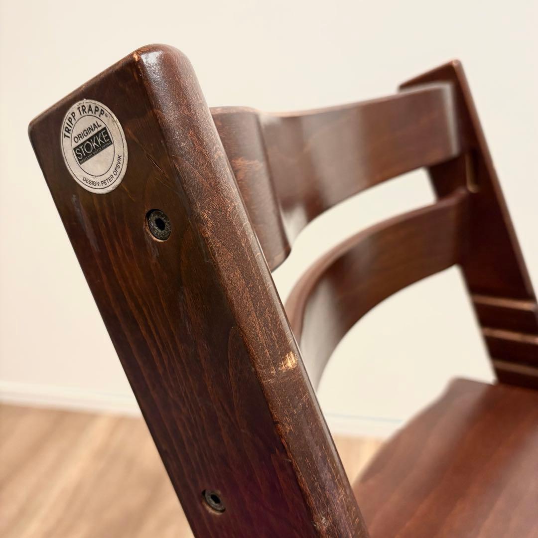 STOKKE ストッケ ！トリップトラップ キッズチェア 椅子 ブラウン（茶）