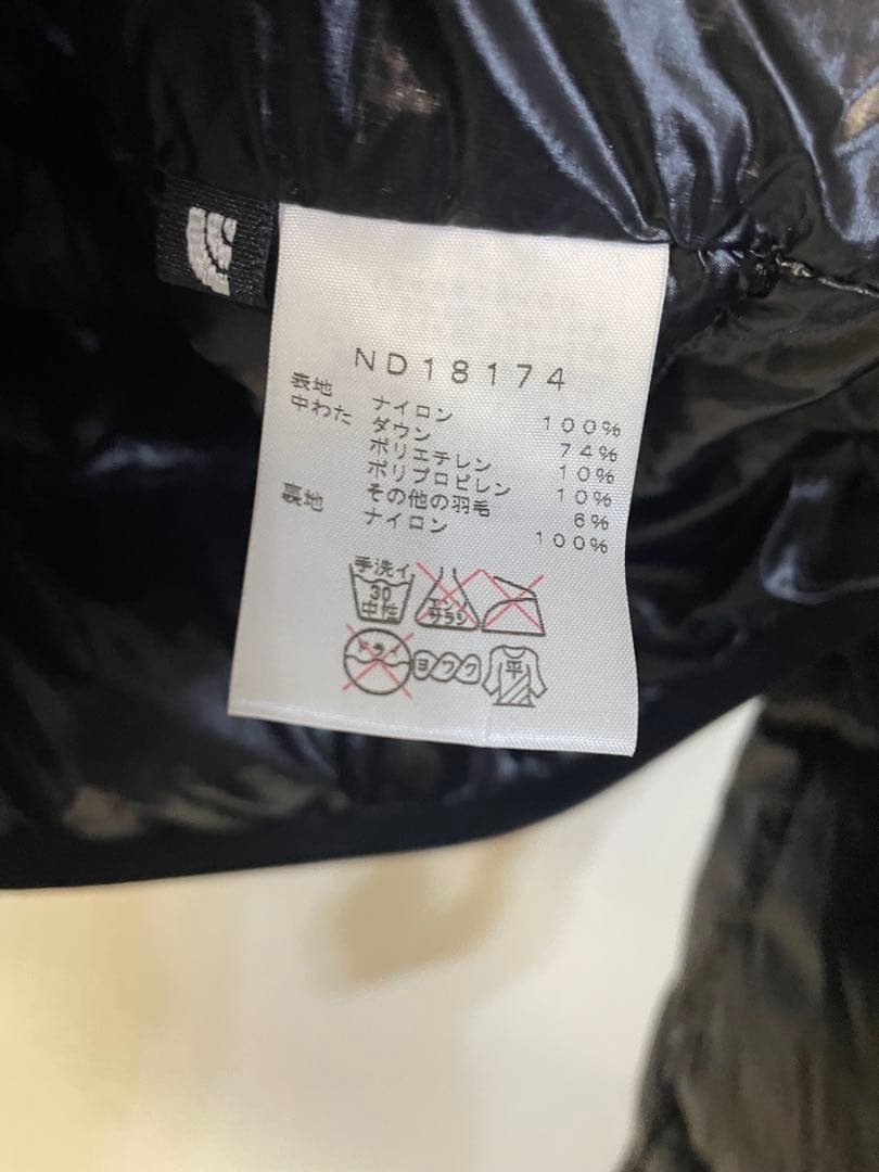 バニラ　ノースフェイス　ライトヒートジャケット　Lサイズ ブラック　超美品