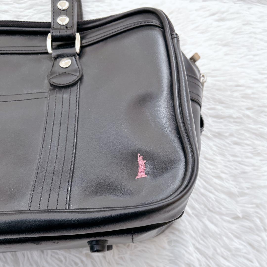 美品 イーストボーイ EASTBOY スクールバッグ 黒 ブラック カバン 鞄