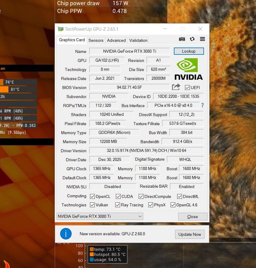 グラフィックボード・グラボ・ビデオカード ELSA GeForce RTX 3080ti 12GB ERAZOR