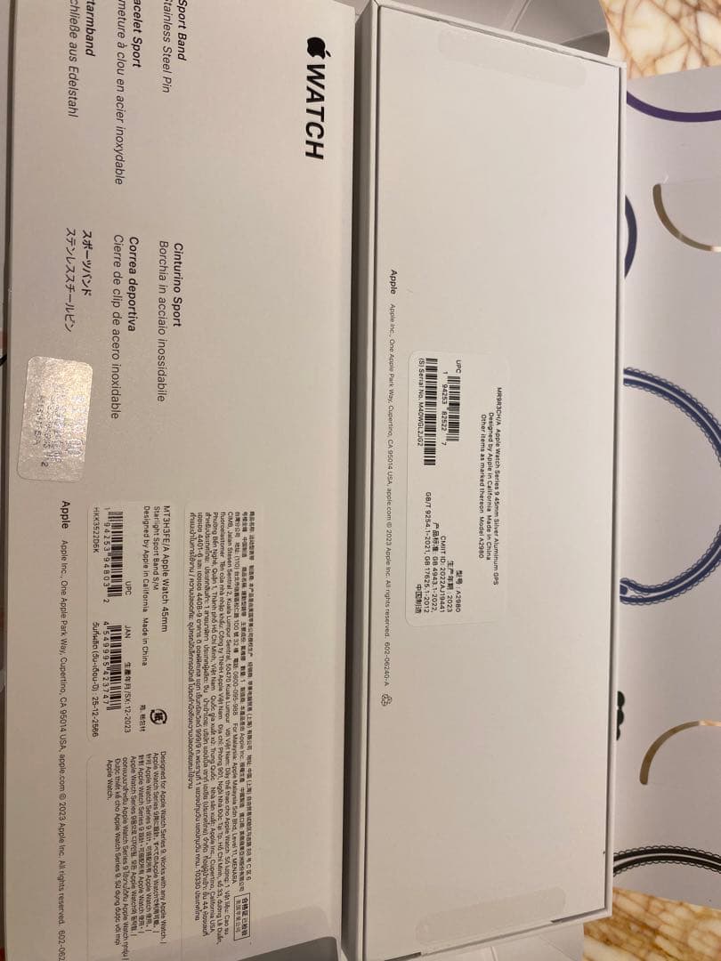 A*中様 applewatch series9 正規品　45mm 本体