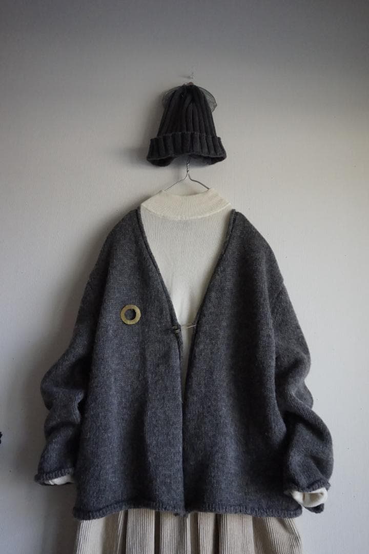Atelier d'antan アトリエダンタン ドガ ニットカーディガン
