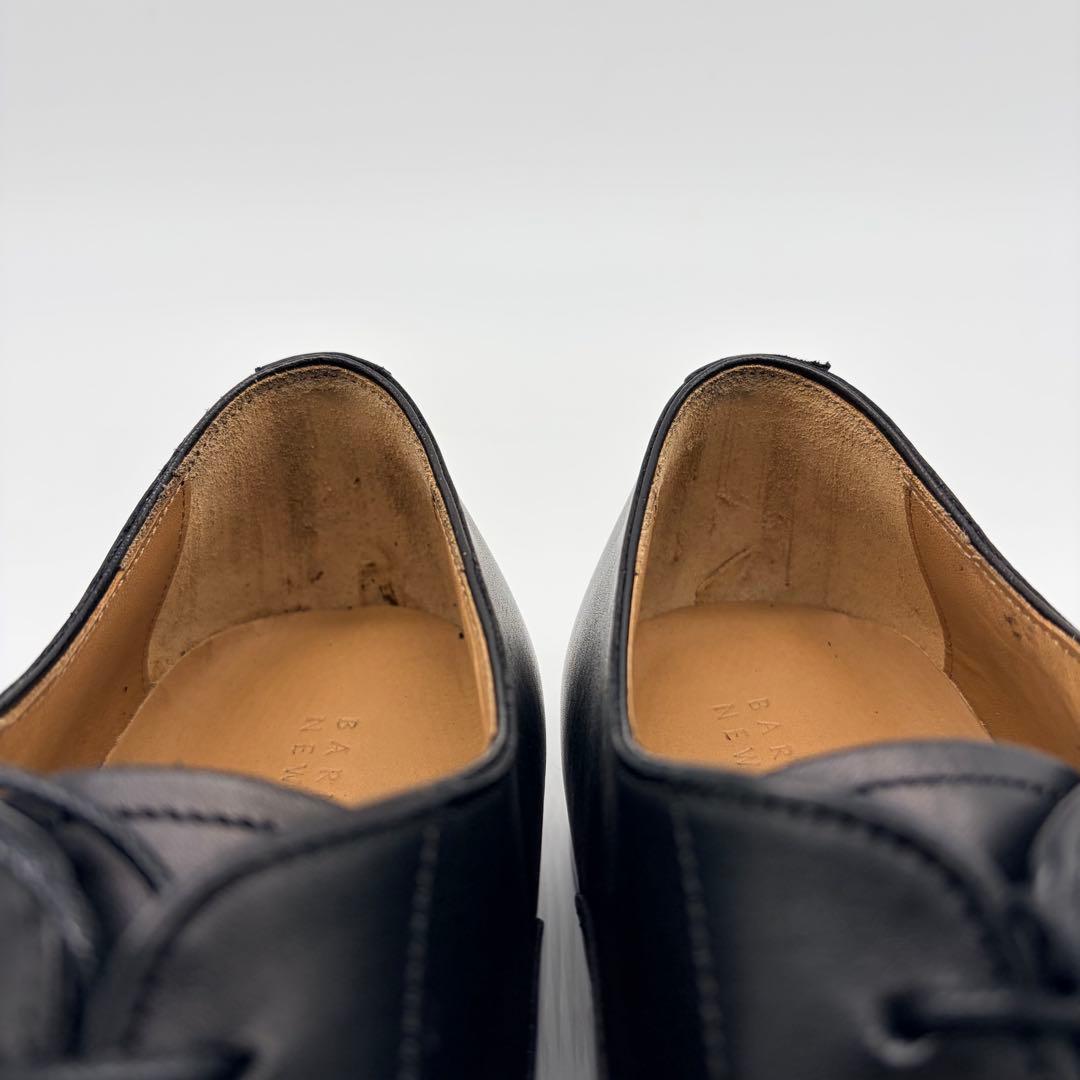 【展示品】バーニーズニューヨーク ストレートチップ 27cm 黒 内羽根 革靴