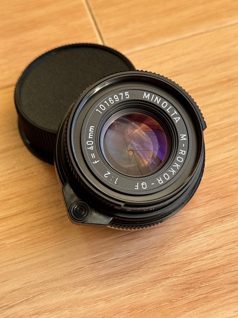 MINOLTA M-Rokkor 40mm f/2 レンズ