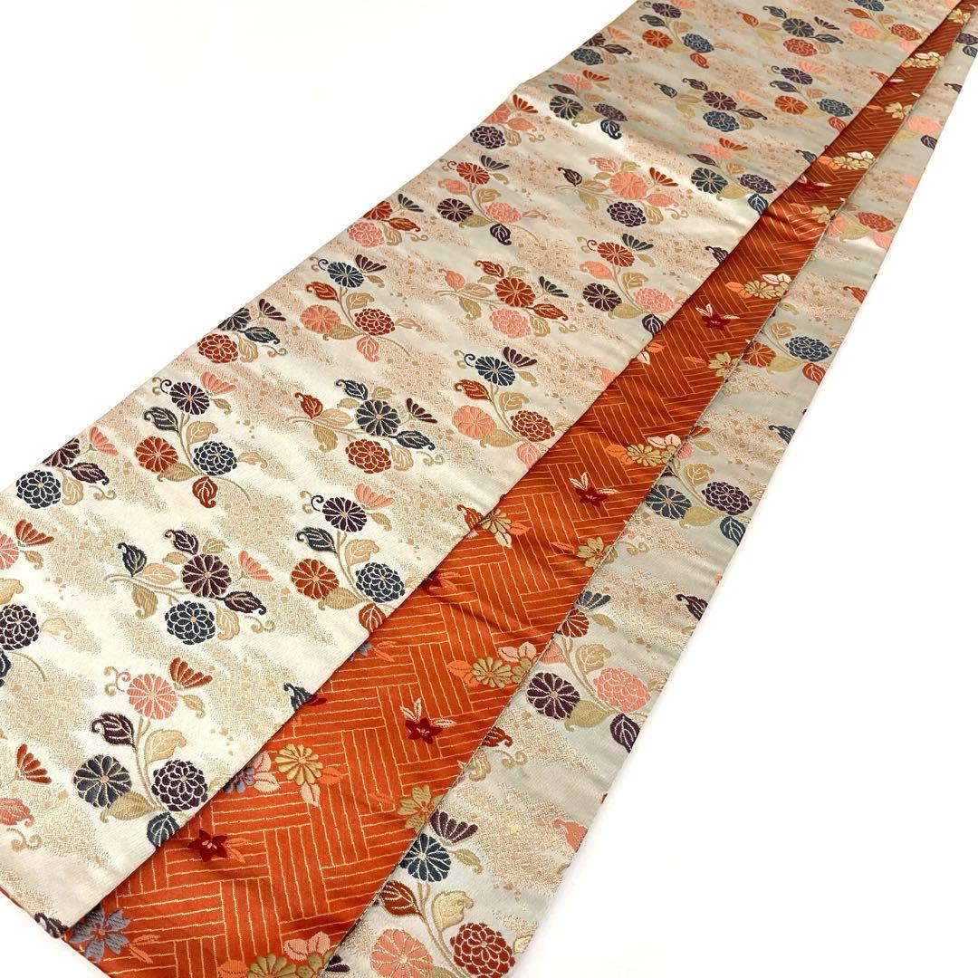 grushenkaです❣️ 【着物と帯 時流】O25766◆正絹 半幅帯