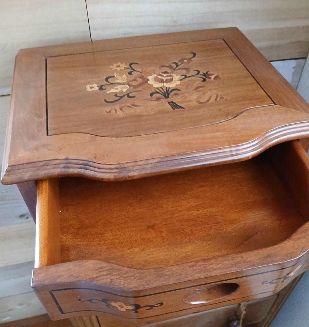 木製3段チェスト スペイン風 カントリー調