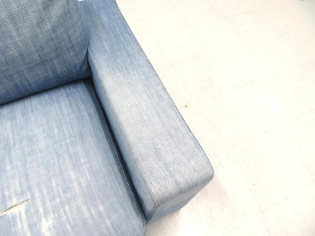 展示品　ジャーナルスタンダードファニチャー　デニム　3人掛けソファ　モダン