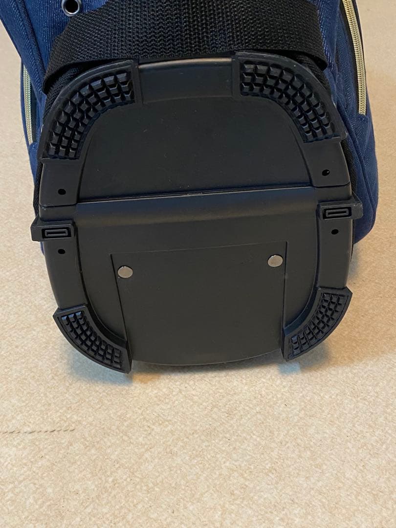 かわいい♡デニムタイプ ネイビー キルティング キャディーバッグ スタンド式