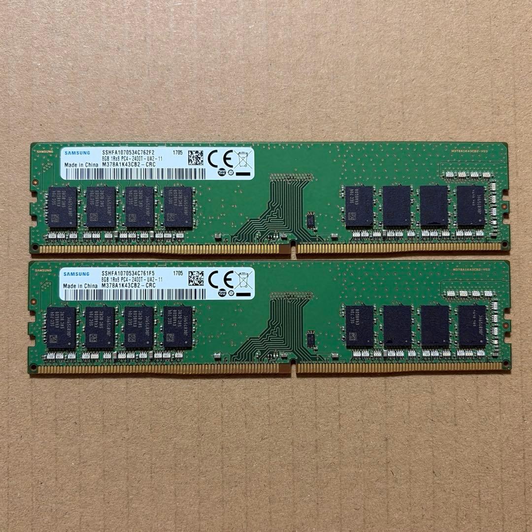 [22] デスクトップ PC メモリ8GBx2(16GB) DDR4 2400