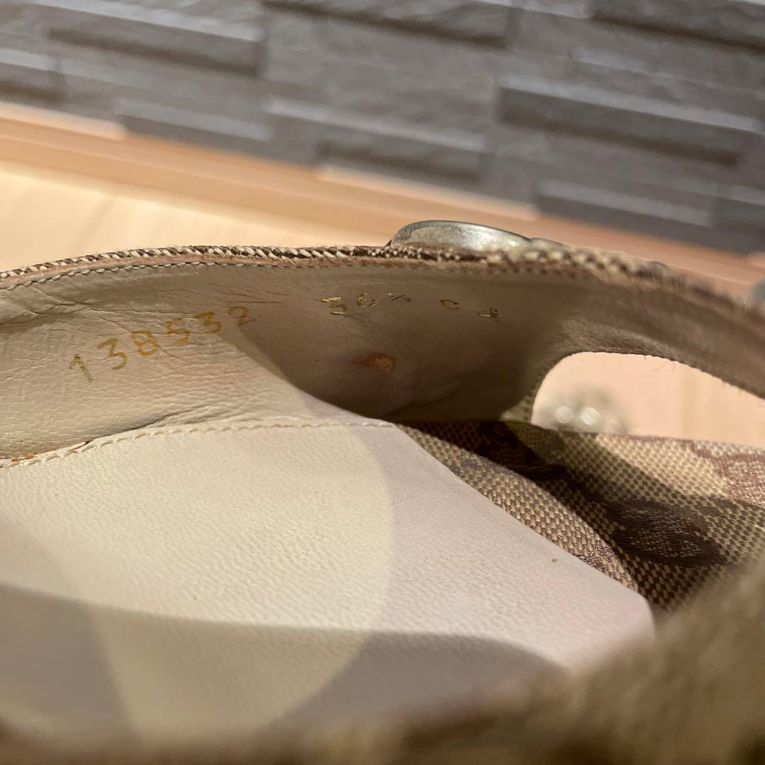 グッチ GG キャンバス ホースビット ミュール グッチシマ レディース