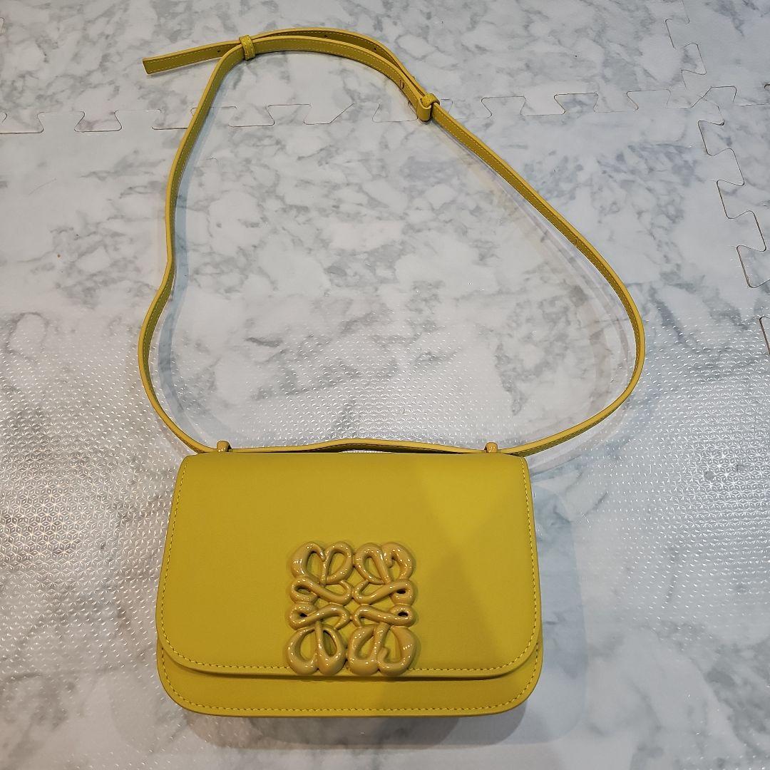 LOEWE ロエベ GOYA ショルダー イエロー　美品　ゴヤ