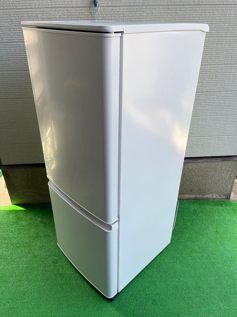 665新品✨ 三菱 おしゃれマットホワイト 2ドア冷蔵庫 146L 2024年製