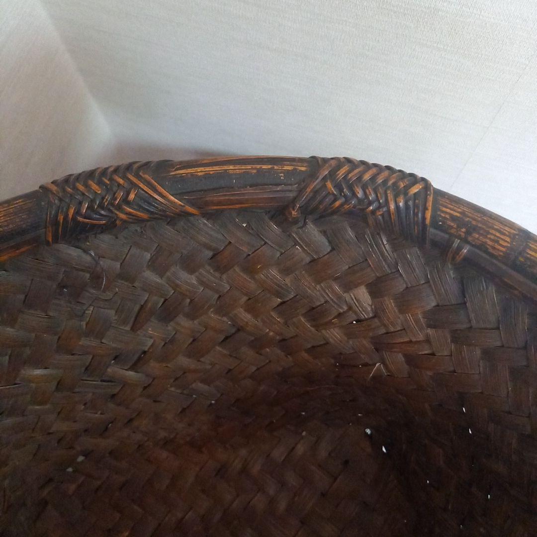 フィリピンアンティークかご　民芸品