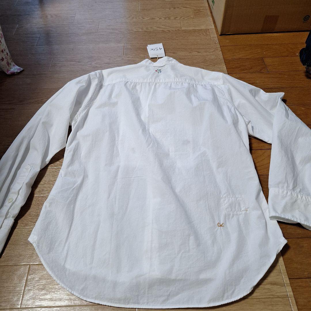 45R　ダンプ小花刺繍のプチローファーシャツ サイズ3