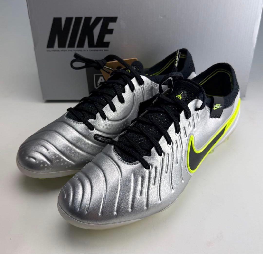 25.5cm ナイキ ティエンポ レジェンド10 エリート AG-PROシルバー