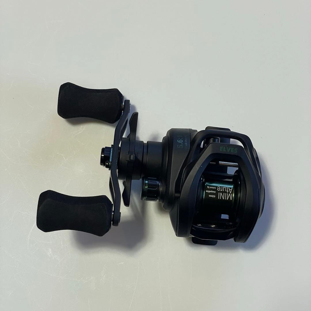 超小型　ベイトフィネスリール　フォレスト　エルブス　左ハンドル　替スプール付