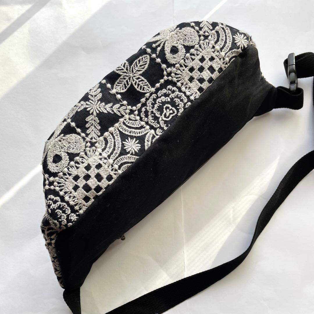 ミナペルホネン　フォレストタイル　ハンドメイドボディバッグ