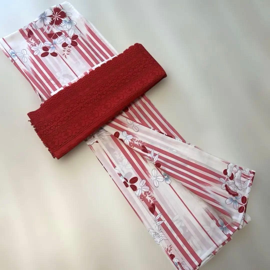 撫松庵 セオアルファ 浴衣と帯 セット 美品⭐︎