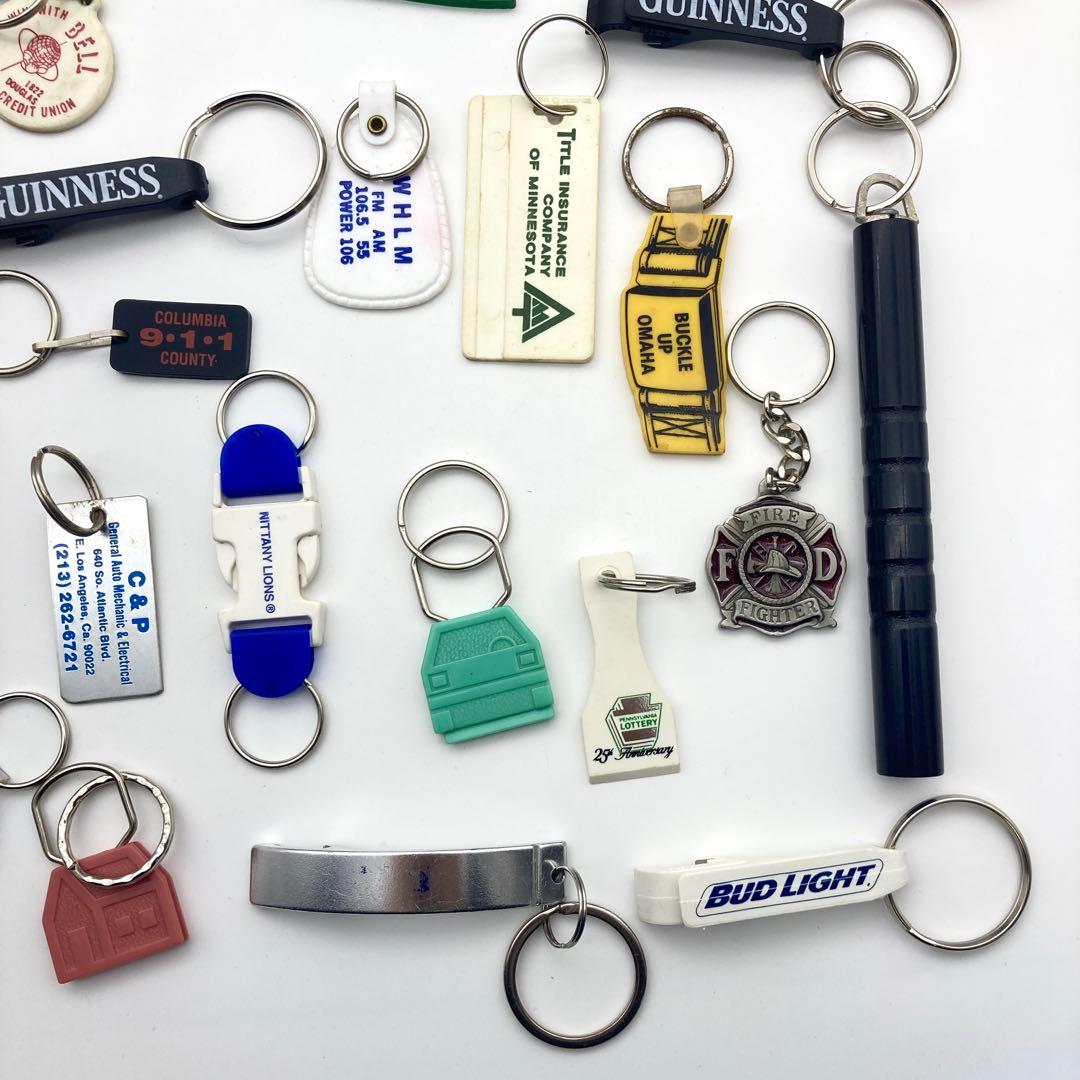 【Ia】77個　アメリカ　アドバタイジング　広告　キーホルダー　LMM77