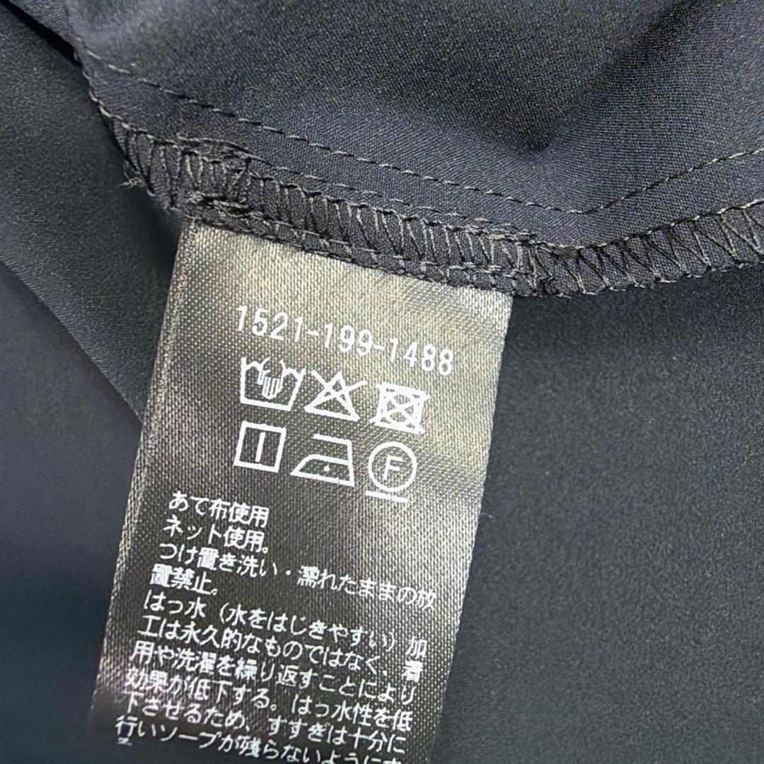 ユナイテッドアローズ レースプリーツ フリル ブラウス ネイビー　セレモニー