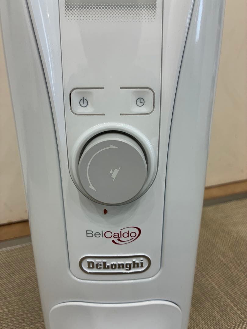 オイルヒーター ホワイト デジタル表示