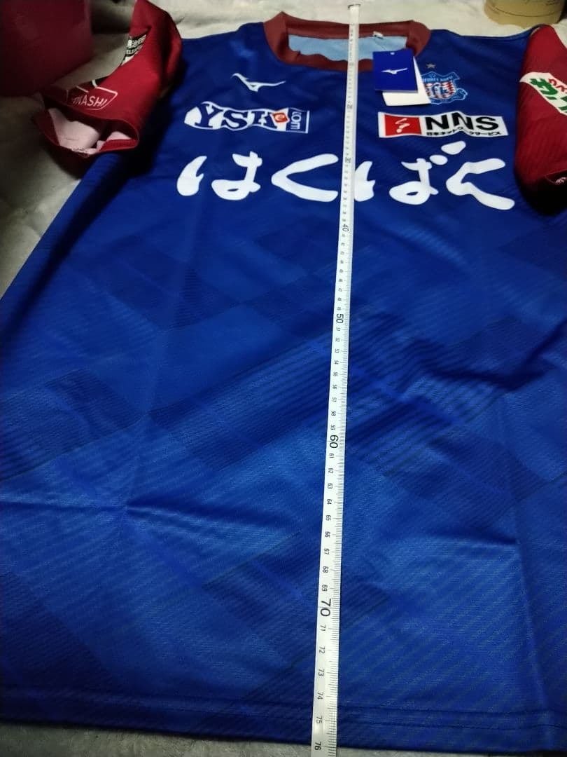 正規品　ヴァンフォーレ甲府2025シーズンユニフォーム　未使用紙タグ付き　M