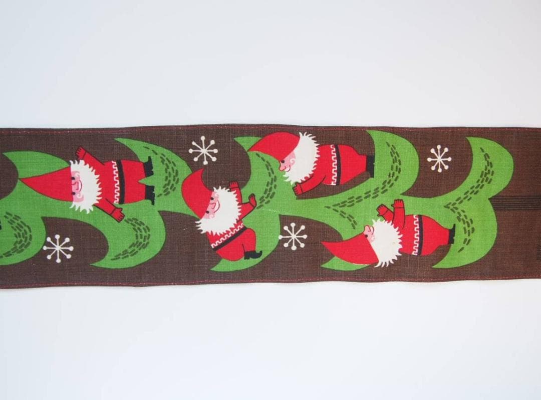 北欧ヴィンテージJerry Roupeクリスマスツリートムテ壁掛けジェリーロープ